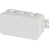 F-tronic E126 samledåse, 85x44x40 mm, lysegrå Samledåser