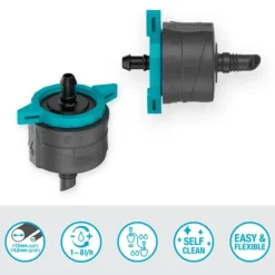 micro-drip justerbar endedrypvander, trykkompenserende Vandingssystemer