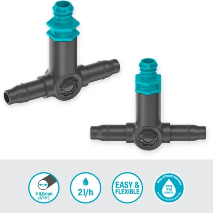 Discount micro-drip rækkedrypvander 2l/t Vandingssystemer