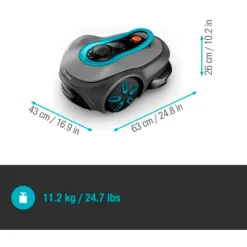 Hot Sileno robotplæneklipper, GPS og appstyring, 1200m², grå Havemaskiner