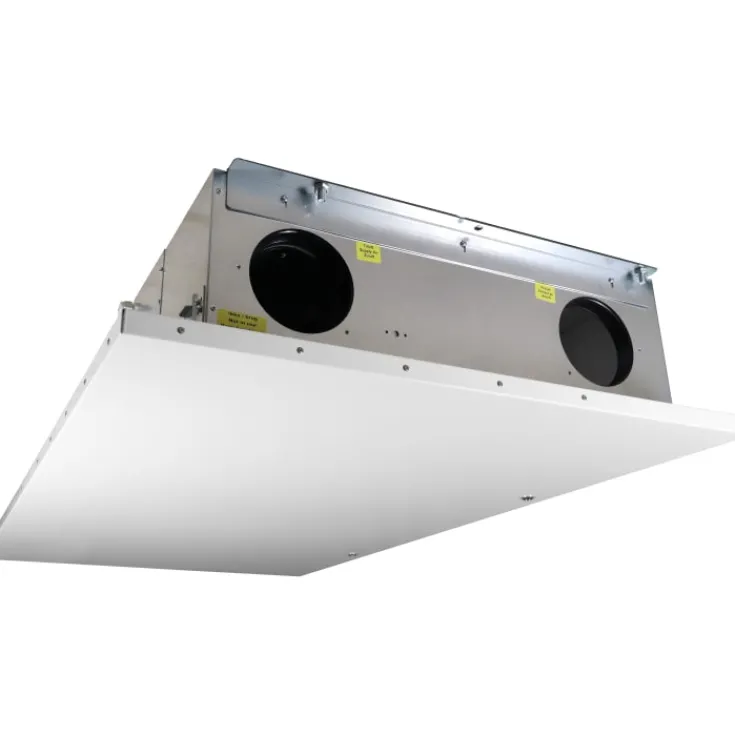 Sale ECO 190 XL komplet universal bundplade til nedhængt loft, hvid Varmegenvinding