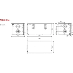 Hot ECO 400 XL ventilationsanlæg med varmegenvinding, Ø160 mm Tilbud|Varmegenvinding
