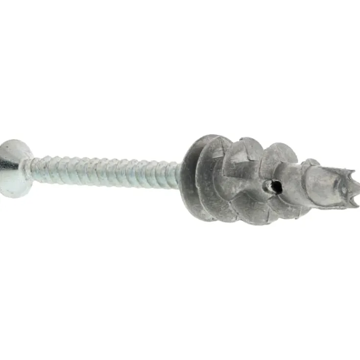 Outlet Gipsdybel m/skrue 4,5 x 31 mm, 100 stk. Skruer & Søm