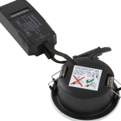 Online GN Diospot 30, LED V.2, sort, 3000K Gn Belysning|Indbygningsspots
