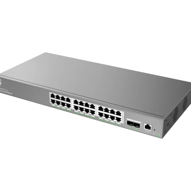 New GWN7803PL Pro switch, L2, 24X1G, 2XSFP+, 24XPoE, 250W Routere & Switch