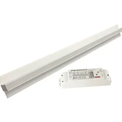 Hot planforsænket CCT LED skinne til Troldtekt loft, 120 cm Led Skinner
