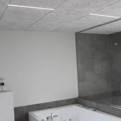 Hot planforsænket LED skinne til Troldtekt loft inkl. 60 cm, 4000K Led Skinner