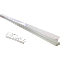 Discount underforsænket LED skinne til Troldtekt loft inkl. 1-10V driver 120 cm, Led Skinner