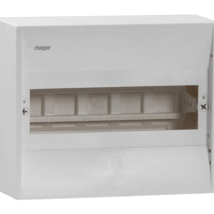 Clearance Gamma gruppetavle, klemme, 1x10 moduler Tavler & Skabe