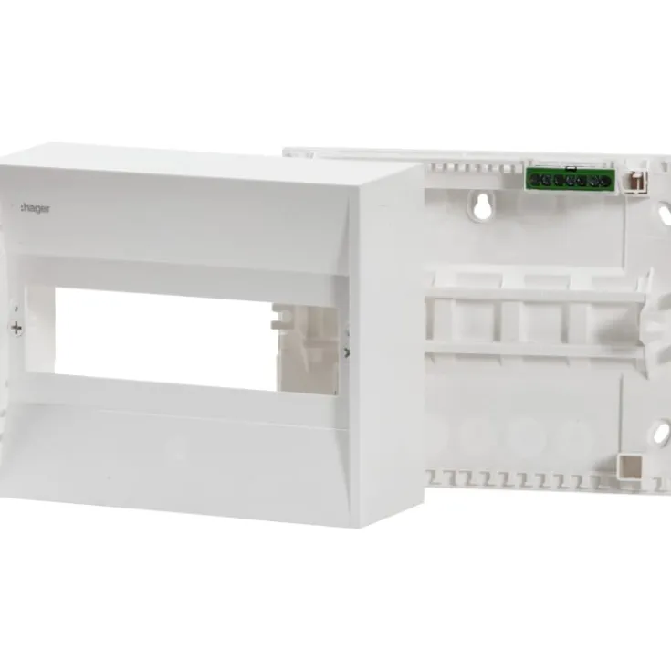 Clearance Gamma gruppetavle, klemme, 1x10 moduler Tavler & Skabe