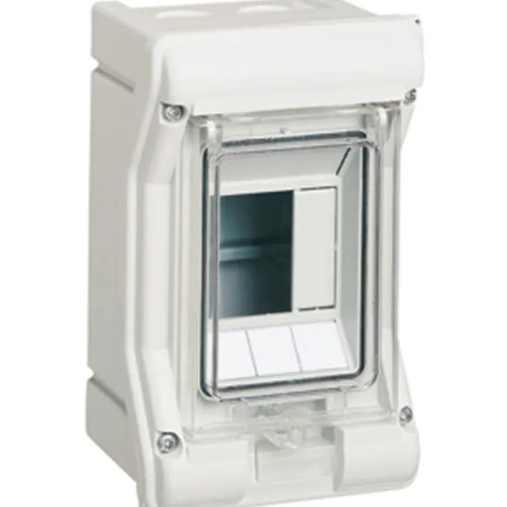 Outlet stænktæt tavle, 1x6 moduler Tavler & Skabe