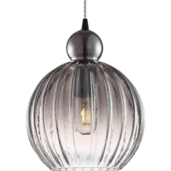Discount Ball Ball pendel, røgfarvet, Ø15 cm Loftlamper