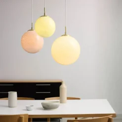 Outlet Candy Ball pendel, lyserød, Ø25 cm Loftlamper