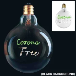 Outlet Colors "Corona Free" E27 globepære, 3-trins dæmp, 4W Led Pærer