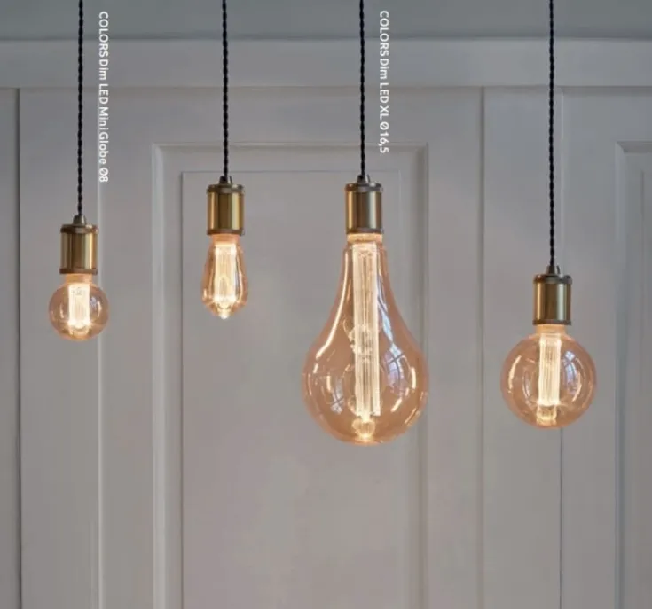 Colors E27 globepære, 3-trins dæmp, 4,5W Halo Design