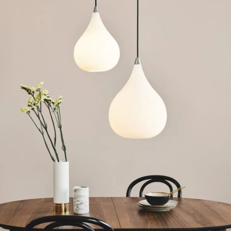 Online Drops pendel, glas, Ø23 cm Tilbud|Halo Design