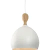 Outlet Dueodde pendel, hvid/metal, Ø24 cm Halo Design