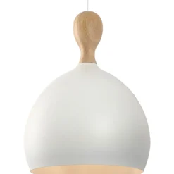 Clearance Dueodde pendel, hvid/metal, Ø39 cm Halo Design