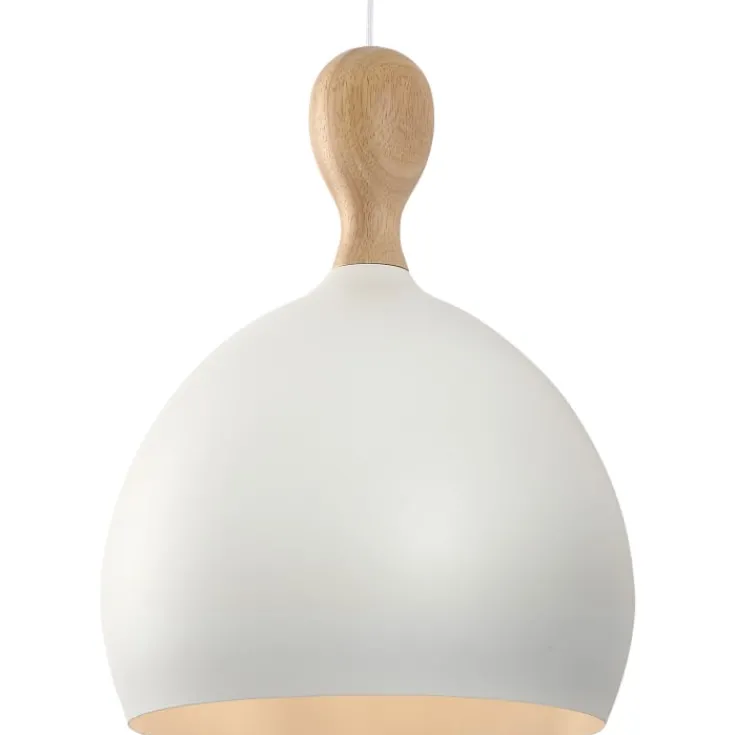 Clearance Dueodde pendel, hvid/metal, Ø39 cm Halo Design