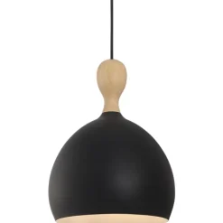 Clearance Dueodde pendel, sort/metal, Ø24 cm Halo Design