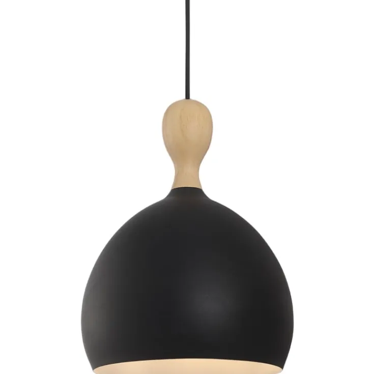 Clearance Dueodde pendel, sort/metal, Ø24 cm Halo Design