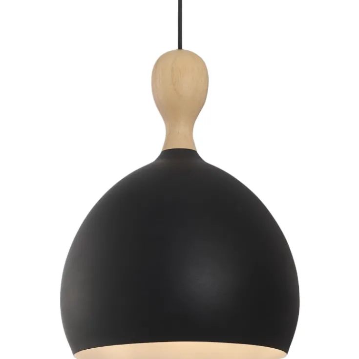 New Dueodde pendel, sort/metal, Ø30 cm Halo Design