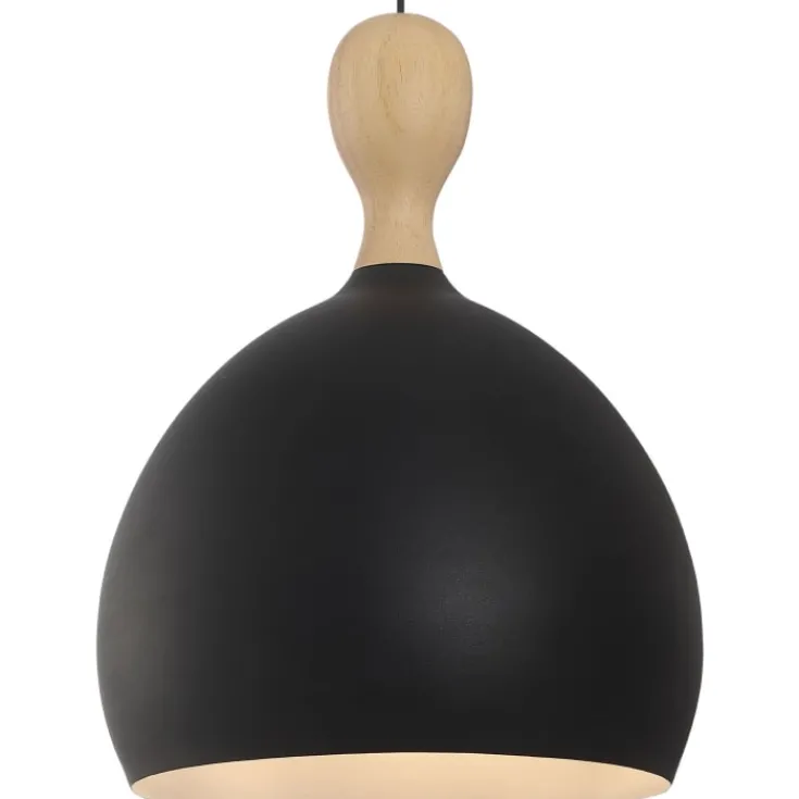 Hot Dueodde pendel, sort/metal, Ø39 cm Halo Design