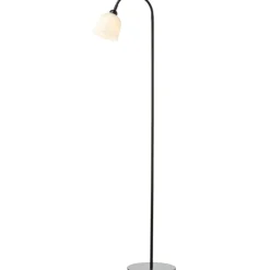 Online Glow gulvlampe, opal/sort, Gulvlamper