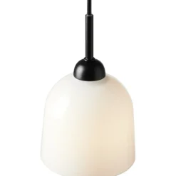 Glow pendel, opal/sort Halo Design