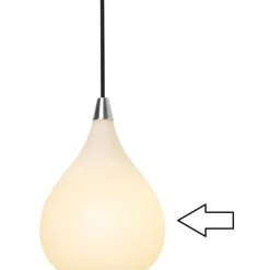 reserveglas til Drops pendel, Halo Design|Reserveglas