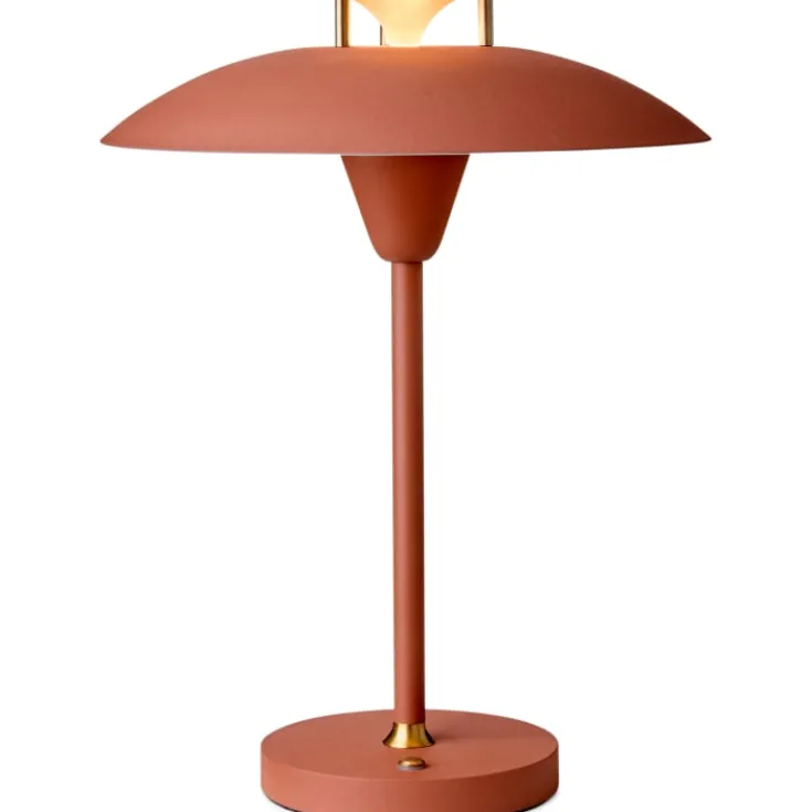 New Stepp 1-2-3 genopladelig bordlampe, orange Udendørs Bordlamper|Udendørs Batterilamper