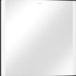 Hot Xarita Lite Q spejl med lys, 80x70 cm, sort Spejle Med Lys