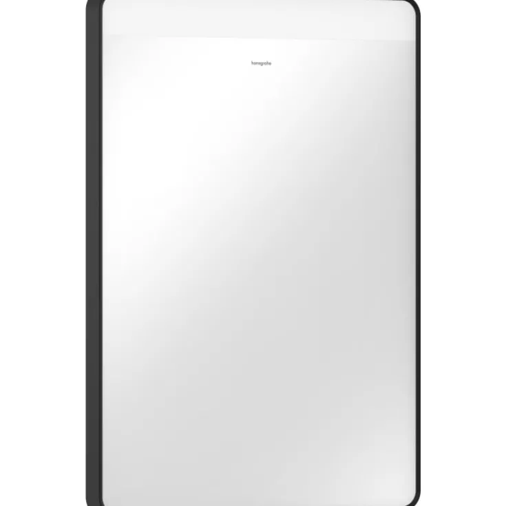 New Xarita Lite Q spejl med lys, sensor, 50x70 cm, sort Spejle Med Lys