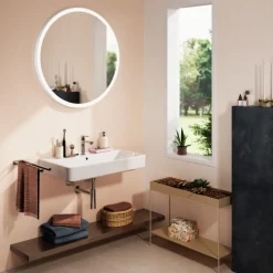 Discount Xarita Lite S spejl med lys, sensor, Ø90 cm, hvid Spejle Med Lys