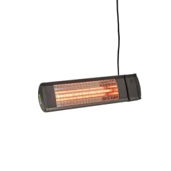Outlet Eco High-Line infrarød terrassevarmer, 1500W, antracit Terrassevarmere