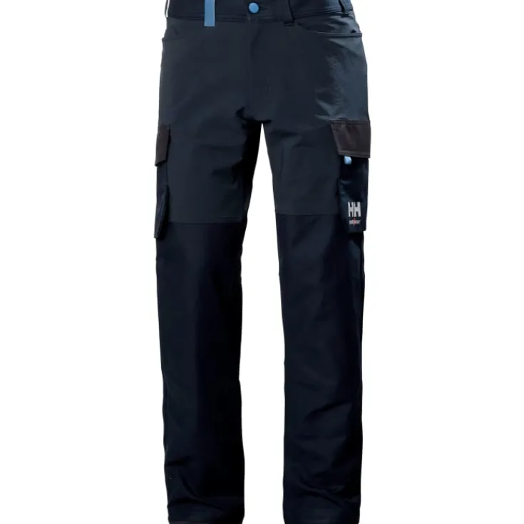 Helly Hansen Oxford servicebukser med 4-vejs stretch, marineblå/mørkegrå, str. Bukser & Shorts