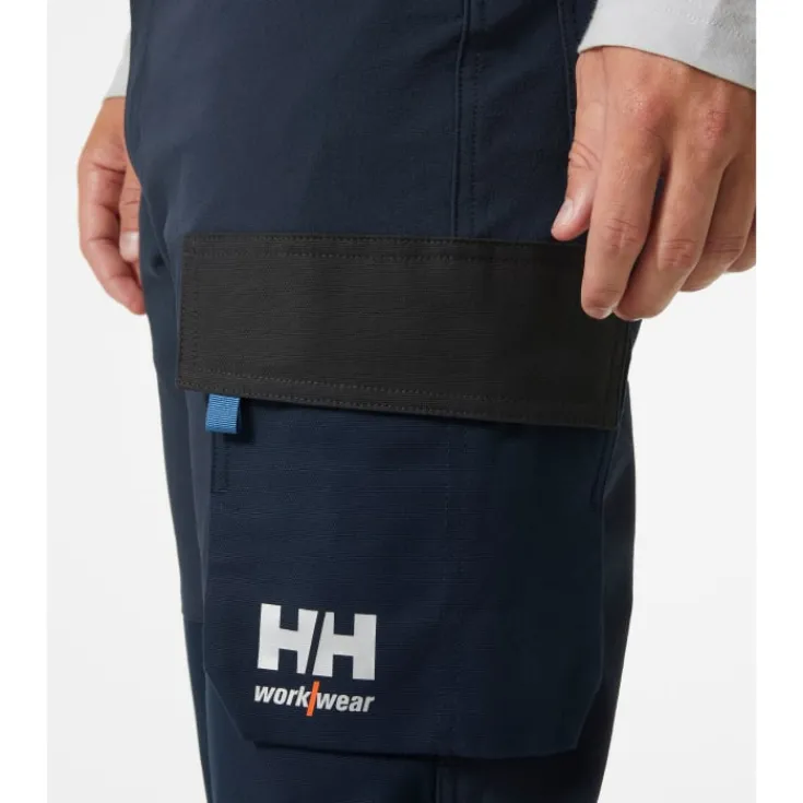 Helly Hansen Oxford servicebukser med 4-vejs stretch, marineblå/mørkegrå, str. Bukser & Shorts
