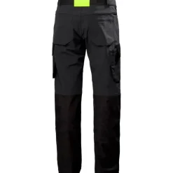 Discount Helly Hansen Oxford servicebukser med 4-vejs stretch, mørkegrå/sort, str. Bukser & Shorts