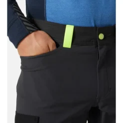 Discount Helly Hansen Oxford servicebukser med 4-vejs stretch, mørkegrå/sort, str. Bukser & Shorts