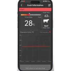 Discount HerQs Easy BBQ, stegetermometer med trådløs display, appstyret Grill & Udstyr