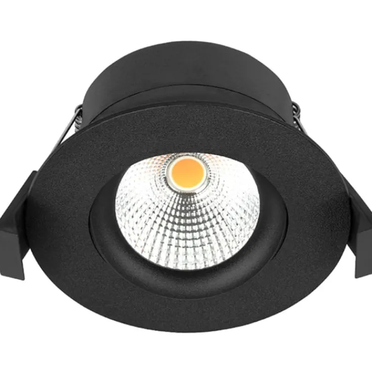 Best D3 Tilt360 indbygningsspot, 6W, 2700K, sort Indbygningsspots