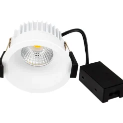 Hot D7 udendørs indbygningsspot, 6W, 3000K, hvid Indbygningsspots