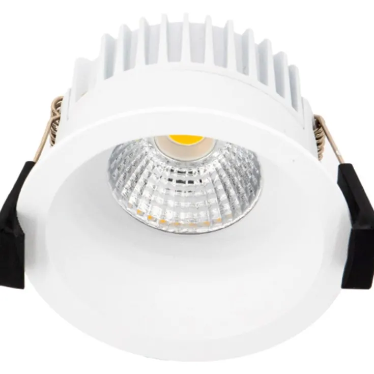 Hot D7 udendørs indbygningsspot, 6W, 3000K, hvid Indbygningsspots