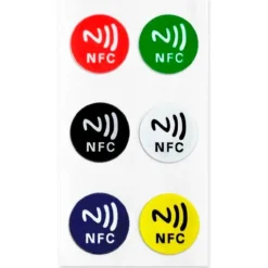 Outlet NFC klistermærker, 6-pak Gadgets