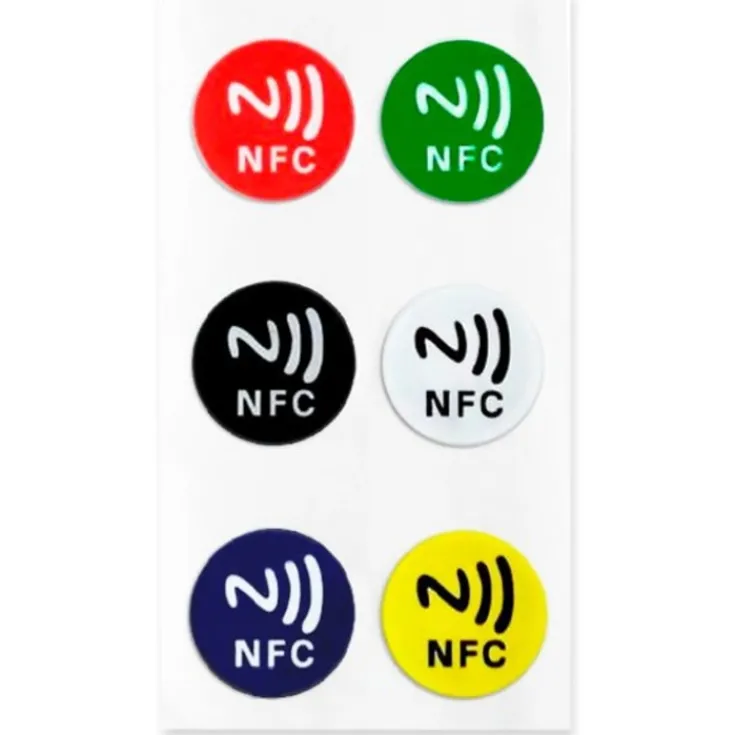 Outlet NFC klistermærker, 6-pak Gadgets