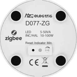 Clearance Zigbee lysdæmper til ledning, fodkontakt, sort Lysdæmpere