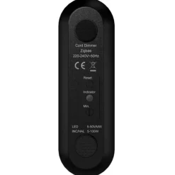 Online Zigbee lysdæmper til ledning, sort Lysdæmpere