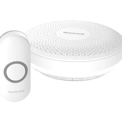Home dørklokke, trådløs, 150 m, bærbar, hvid Honeywell|Dørklokker