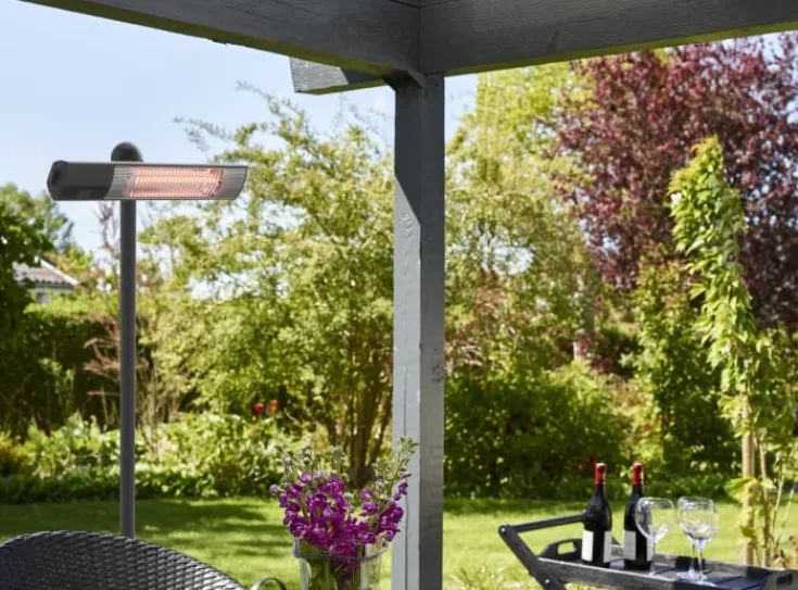 Sale terrassevarmer gulvmodel 1500W, Terrassevarmere