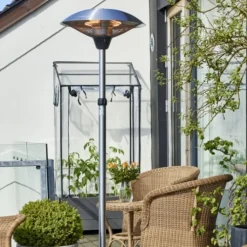 Clearance terrassevarmer gulvmodel, 900/1200/2100W Terrassevarmere